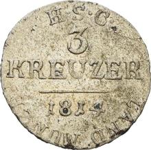 3 Kreuzer 1814  L 