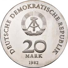 20 Mark 1982    "Clara Zetkin"