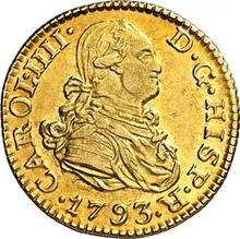 1/2 Escudo 1793 M MF 