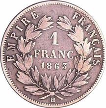 1 Franc 1863 BB  