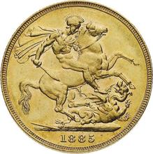 Sovereign 1885 M  WW "St. George"