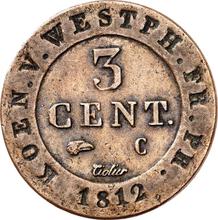 3 Centimes 1812 C  