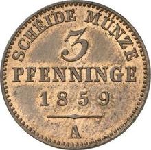 3 Pfennig 1859 A  