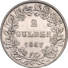 2 Gulden 1847   