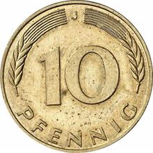 10 Pfennig 1989 J  