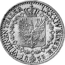1/6 Thaler 1835 A  