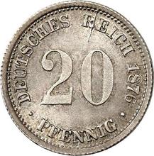 20 Pfennig 1876 H  