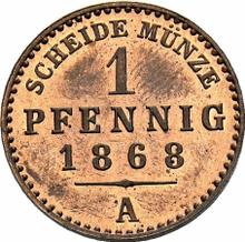 1 Pfennig 1868 A  
