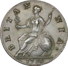 Halfpenny 1750    "Old Head"
