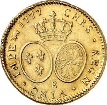 Double Louis d'Or 1777 B  