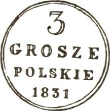 3 Grosze 1831  FH 