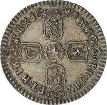 Sixpence 1697    "First laureated bust"