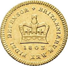 Third Guinea 1803    "First laureate head"