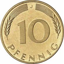 10 Pfennig 1974 J  