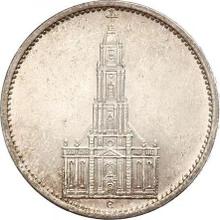 5 Reichsmark 1934 E   "Garrison Church (undated)"