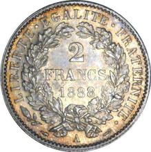 2 Francs 1888 A   "With Motto"