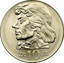 10 Zlotych 1972 MW   "Tadeusz Kościuszko"