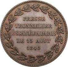 Module of Rouble 1845    "Tonnelier Press" (Pattern)