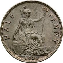 1/2 Penny 1929   