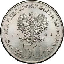 50 Zlotych 1981 MW   "Boleslaw II the Generous" (Pattern)