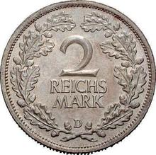 2 Reichsmark 1931 D  
