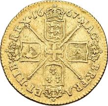 Guinea 1667    "Third laureate bust"