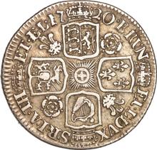 Shilling 1720    "First draped bust"