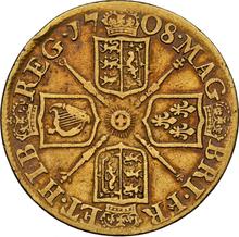 Guinea 1708    "Second draped bust"