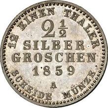 2-1/2 Silber Groschen 1859 A  