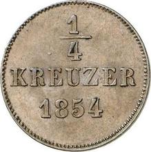 1/4 kreuzer 1854   