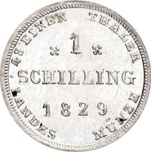 Shilling 1829   