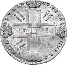 Rouble 1727 СПБ   "Petersburg type"