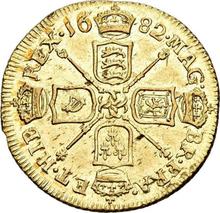 Half Guinea 1682    "Second laureate bust"