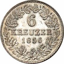6 Kreuzer 1856   