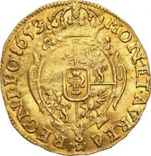 Ducat 1653 MW   "Portrait with wreath"