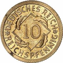 10 Reichspfennig 1932 F  