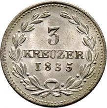 3 Kreuzer 1835   