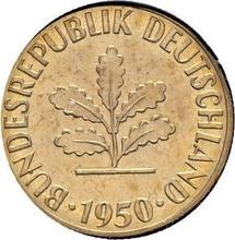 5 Pfennig 1950 D  