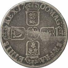 Shilling 1700    "Fifth laureate bust"