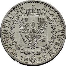 1/6 Thaler 1843 D  