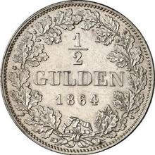1/2 Gulden 1864   