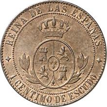 1 Céntimo de escudo 1866   