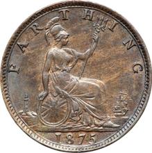 Farthing 1875   