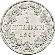 1/2 Gulden 1866   