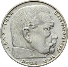 2 Reichsmarks 1937 D  