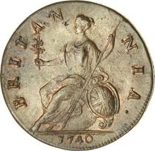 Halfpenny 1740    "Old Head"