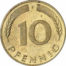 10 Pfennig 1990 F  