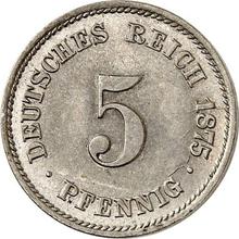 5 Pfennig 1875 F  
