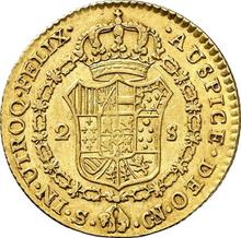 2 Escudos 1796 S CN 