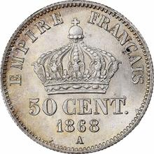 50 centymów 1868 A  